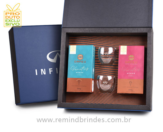Kit Café Gourmet Orfeu Varietais com Copos de Vidro