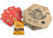 Brindes Caixa de Ch� Twinings English Breakefast com 10 Sach�s e 1 Alfajor de Doce de Leite