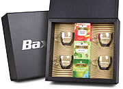 Kit Tea Break Twinings com X�caras de Vidro Duplo