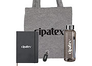 Kit Onboarding Modern - Caderno, Garrafa, Chaveiro e Sacola de Algodão