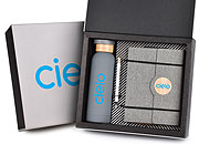 Kit Onboarding Eco Executive 3 Peças com Garrafa Térmica, Caderneta e Caneta