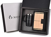 Kit Onboarding Eco Executive 2 Peças com Caneca Inox Parede Dupla e Caderneta Bambu