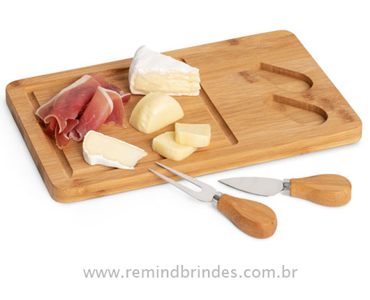 Kit Queijo 3 Peças WOODS