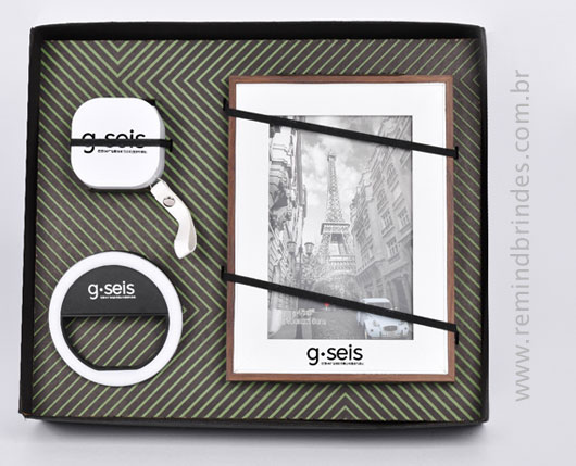 Kit Boas-Vindas Escritório com Porta-Retrato de MDF e Acessório