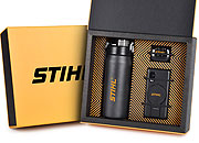 Kit Onboarding Executive 3 Peças com Garrafa Térmica, Power Bank Indução e Fone Bluetooth