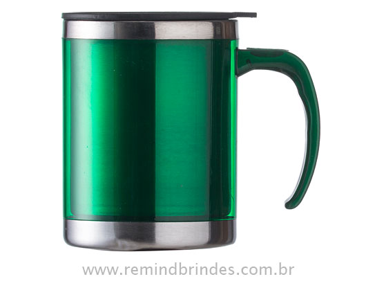 Caneca Térmica Translúcida 400ml Personalizada - PEPCN1010 - Caneca Térmica  Translúcida 400ml Personalizada